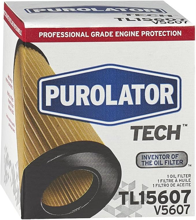 Purolator TL15607 PurolatorTECH Cartridge Oil Filter Compatible With BMW X5, X3, 328i, 328i xDrive, 335i, 535i, 535i xDrive, 320i xDrive, 528i xDrive, 528i, 325i, Z4 and X6