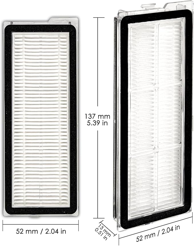 (3 Pack) QV 35A QV 35S Q Revo S Replacement HEPA Filter for Roborock QV 35A, QV 35S, Qrevo S, Qrevo Pro, Qrevo MaxV, Qrevo Plus, Qrevo Edge, Qrevo Curv, Filter Accessories Kit (NOT FOR Q Revo)