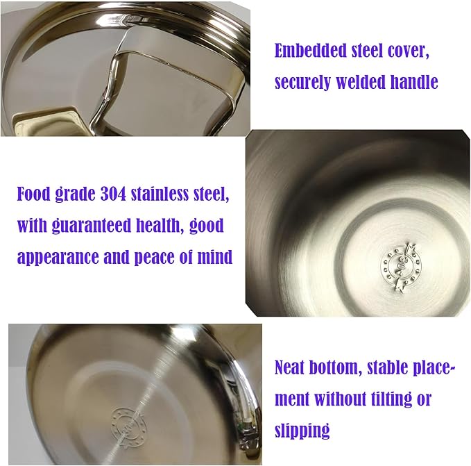 2L/68oz 304 Stainless Steel Oil Filter Pot - Large Capacity Multifunctional Grease Container with Strainer & Frying Basket - Ideal for Kitchen & Camping(Bright)