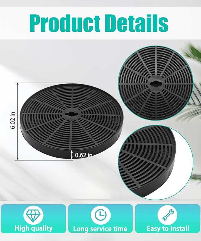 4Pcs Range Hood Filter Fits For Hauslane Models IN-R100SS-30, WM-530SS-30, WM-530SS-36, WM-538SS-30, WM-538SS-36, WM-590SS-30, WM-630SS-30, WM-630SS-36, CFI001, CFI007