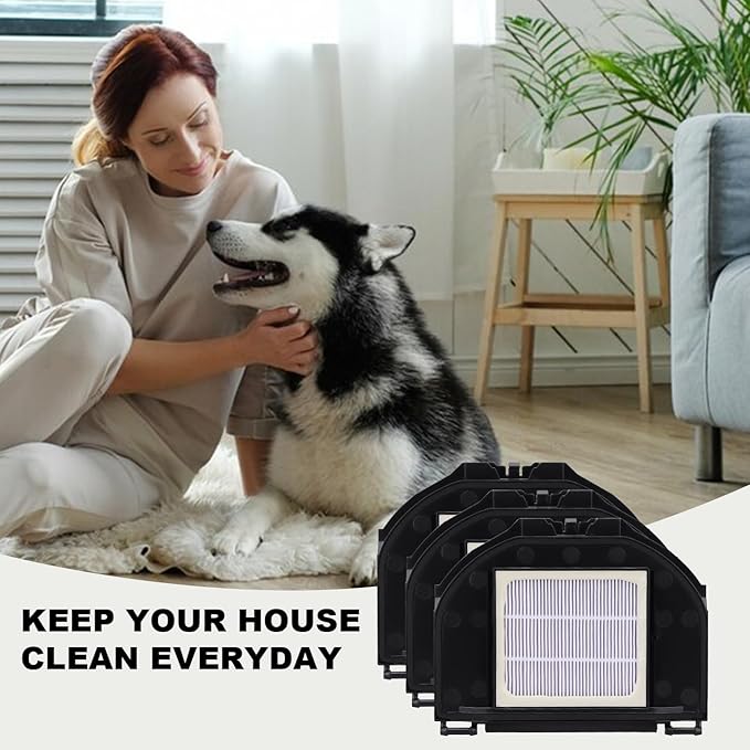 RV2310AE Replacement Filters for Shark AV2310AE Matrix RV2310AE RV2320S UR2350AE RV2300S Matrix Plus Robot Vacuum Cleaner - 3 Hepa Filter(Not for RV2310)