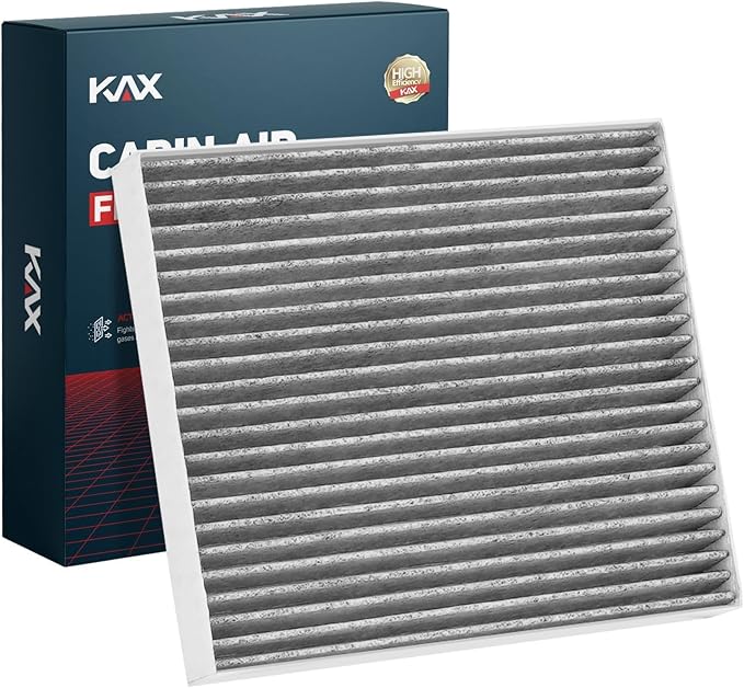 KAX Cabin Air Filter with Activated Carbon, CF10370 Replacement for Ford Mustang 2005 2006 2007 2008 2009 2010 2011 2012 2013 2014, Passenger Compartment Air Filter