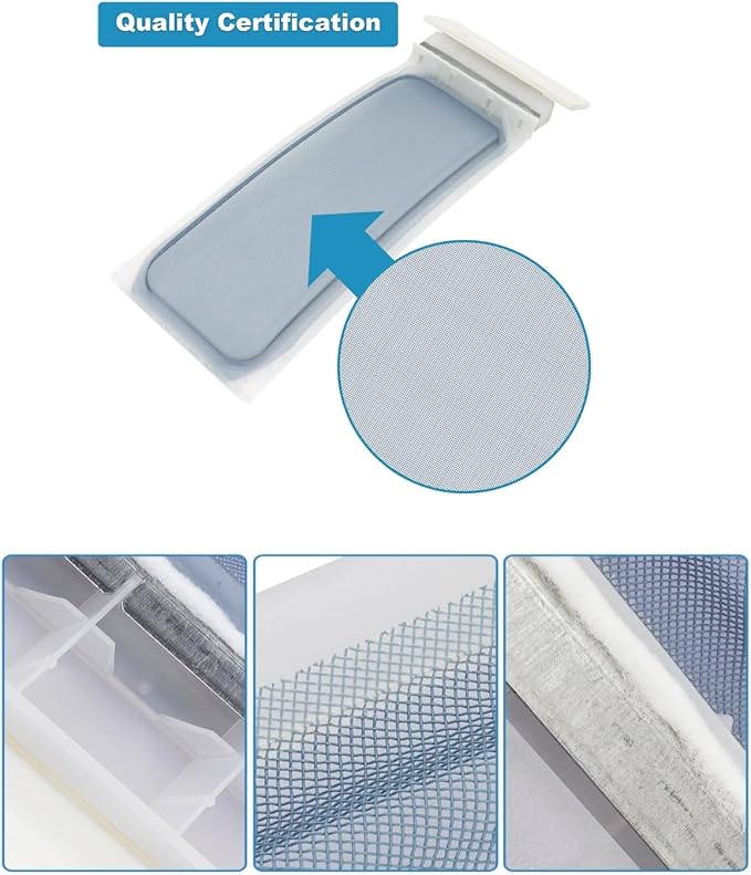 W10717210 W11778253 Dryer Lint Screen Filter Replacement for 8557882 W10641634 8558459 8558463 8559787 348851 689465 8557857 - Compatible with Whirlpool Kenmore Estate Maytag Dryer Lint Trap