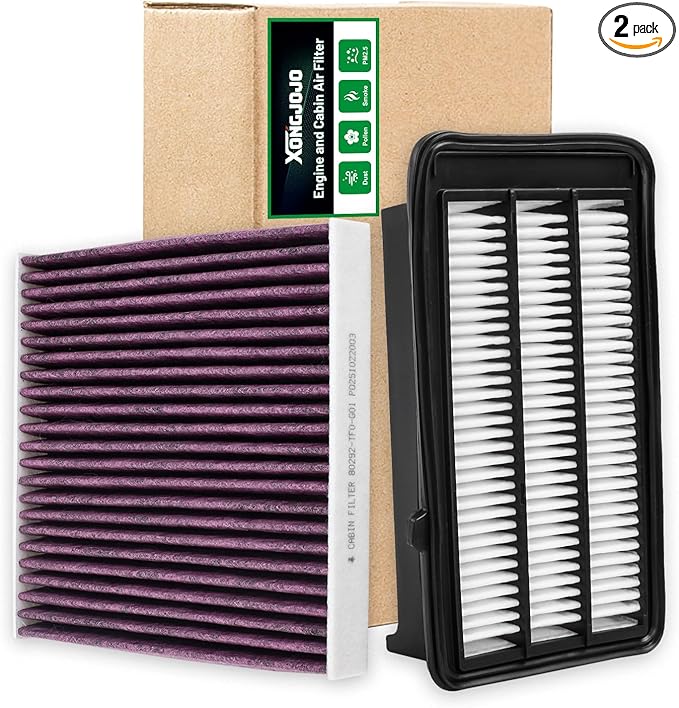 Engine Cabin Air Filter for CRV 2017-2022 1.5L Gas,Civic 2016-2021 1.5L Gas,Replace 17220-5AA-A00, 80292-TF0-G01(Not for 2.0L/2.4L/Hybrid)
