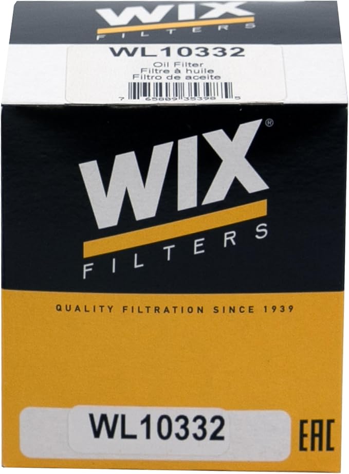 WIX WL10332 Oil Filter Replacement, Built for Synthetic and High Mileage Oil - Compatible With Toyota Avalon, Camry, Corolla, Lexus (18-20)
