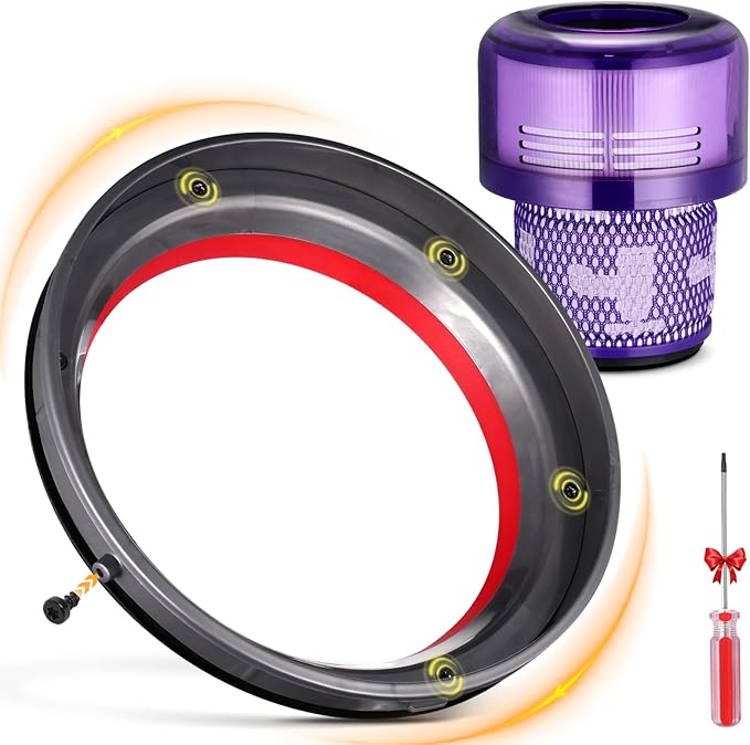 Fit for Outsize SV16 SV29 Sealing Ring Compatible with Dyson for V11Outsize / Plus/Absolute Extra/Total Clean/Origin Models Canister Vacuum Cleaner Replacement Parts with HEPA Filter 970422-01