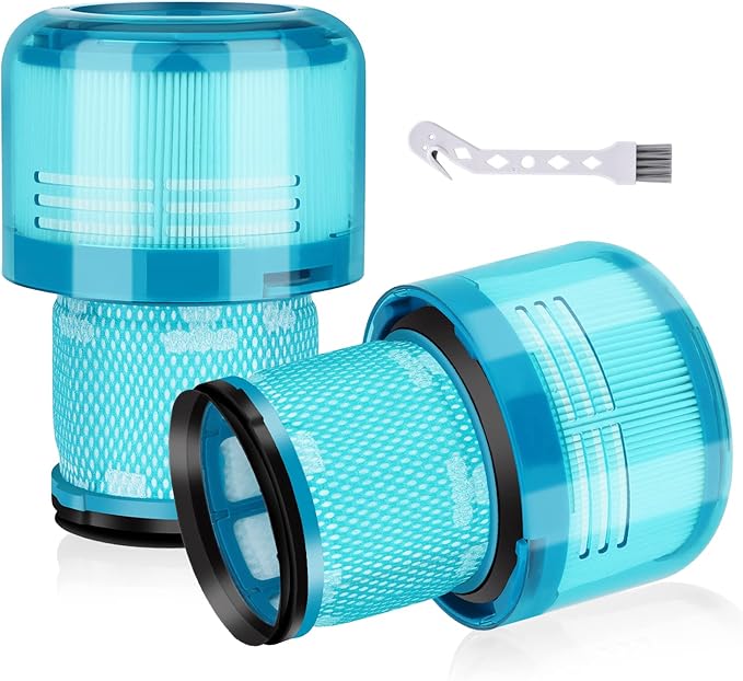 2 Pack Filter Replacement for Dyson V15 Detect, V15 Detect Absolute, V15 Submarine, V15 Detect, V11 Animal Vacuum Cleaner,Replaces Part No. 970013-02