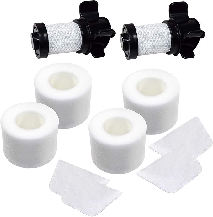Wolfish Replacement Filters for Shark ION Flex DuoClean X30 X40 F60 F80 IF200 IF201 IF202 IF205 IF251 IF252 IF281 IF282 IF285 UF280 IC205 IR70 IR100 IR101, Replace XPREMF100 XPSTMF100