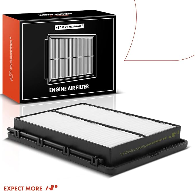 A-Premium Engine Air Filter Compatible with Hyundai Sonata 2015-2019 & Kia Optima 2016-2020, 2.0L 2.4L, Rigid Panel, Replace# 28113C3100