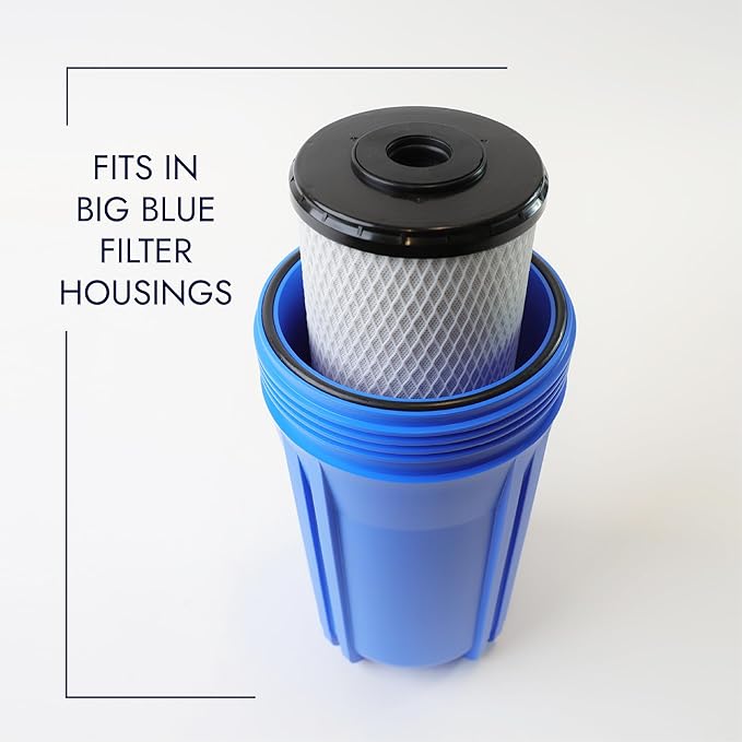 Neo-Pure CTOX Carbon Block Filter (CTOX-4520, 20" x 4.5") | Advanced Coconut Shell Carbon for Superior Filtration | Reduces Chlorine, Sediment, and Impurities Effectively