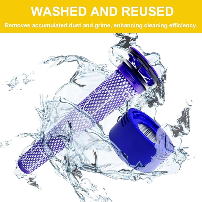 Dust Bin Lid Cover + Filter Replacement Parts Compatible with Dyson V8 V7 Vacuum Cleaner Canister Dirt Cup Lid,Bottom Accessories Part,Dust Collector Bucket Cover/Vacuums Attachment