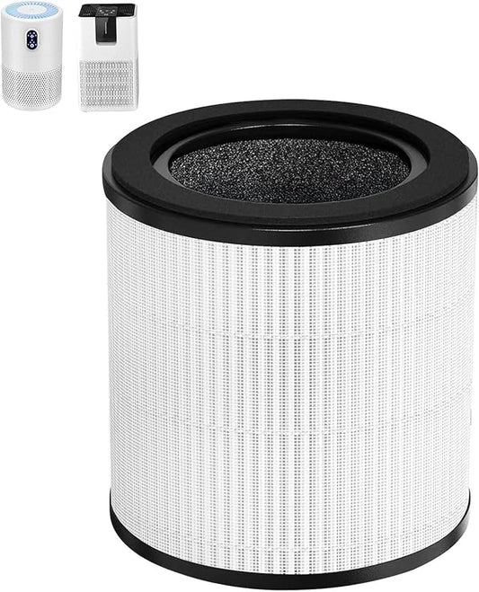 B-D02L Replacement Filter,Compatible with MOOKA B-D02L/M05 Air Purifier,Also fits VEWIOR B-D02U&KOIOS B-D02L Air Purifier,Replacement Filter for MOOKA Air Purifier B-D02L 1-Pack
