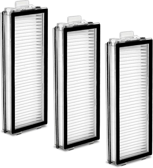 (3 Pack) Qrevo Master Replacement HEPA Filters for Roborock Qrevo Slim/Saros Z70/ Qrevo Curv 2Flow Robot Vacuum, Canister Filters, Upright Filters, Vacuum Filter, Filter Kit, Filters Accessories Kit.