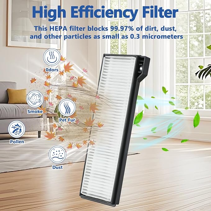 23 Pack Eufy Replacement Parts Kit for Eufy X10 Pro Omni Robot Vacuum Accessories, 1 Main Roller Brush, 4 Hepa Filters, 4 Mop Pads, 6 Dust Bags, 6 Side Brushes, 1 Screwdriver 1 Clean Tool
