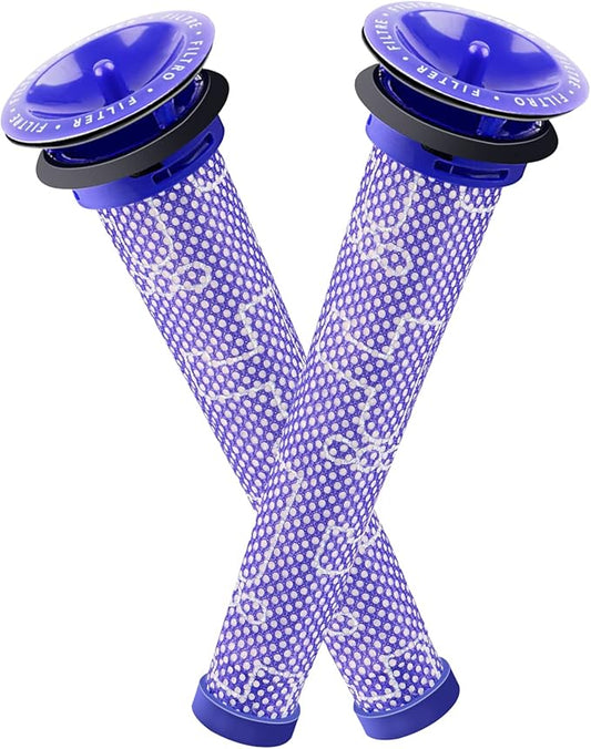 2Pack Replacement Pre Filters for Dyson - Whekeosh Vacuum Filter for Dyson V6 V7 V8 DC59 DC58 Replaces Part 965661 01