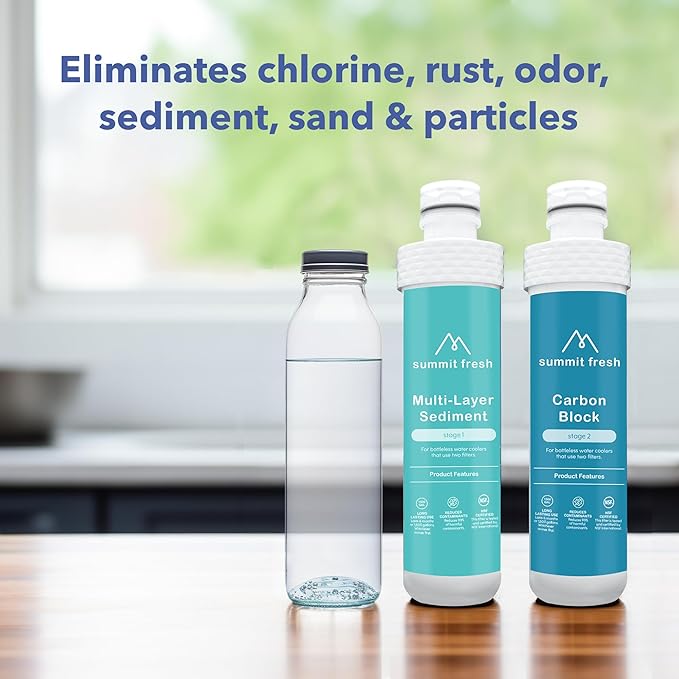 Replacement Set, Compatible with All Avalon Bottleless Water Coolers, 1500 Gallons - NSF Certified, Dual Set