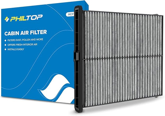 PHILTOP Cabin Air Filter w/Activated Carbon, Compatible with CF11811 Mazda CX-5 2013-2025, 3 2014-2018, 6 2014-2021, Carbon Filter Up Dust Pollen Odor