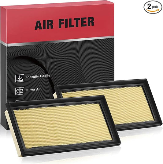 BDFHYK 2PC CA11952 Engine Air Filters Compatible with Mitsubishi 2014-2023 Mirage 1.2L l3, 2017 2018 2019 2020 2021 2022 2023 Mirage G4 1.2L l3