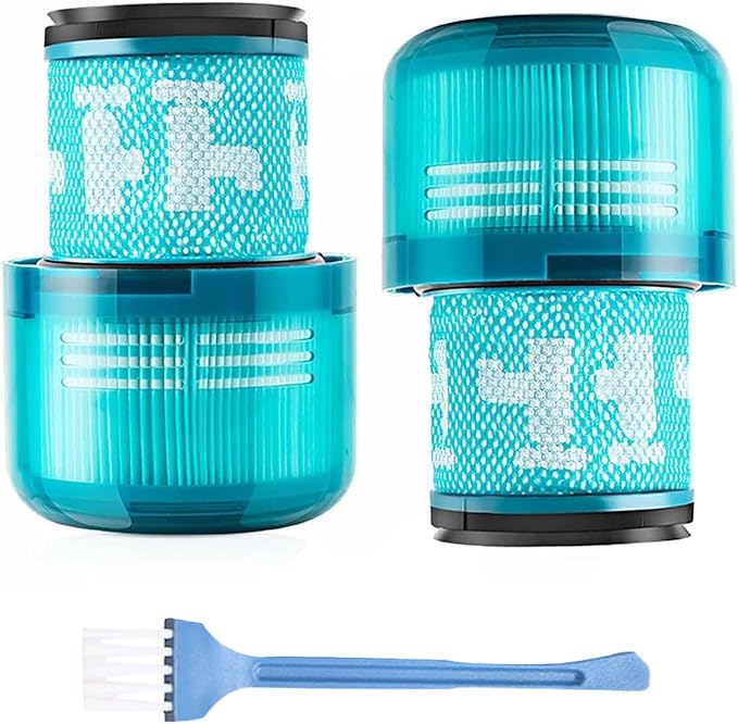 2 Pack Filter Replacement for Dyson V11 Torque Drive,V11 Animal,V15 Detect,V15 Detect +,SV14 Cordless Stick Vacuum Cleaner,Compare to Part No. 970013-02(Blue-green)