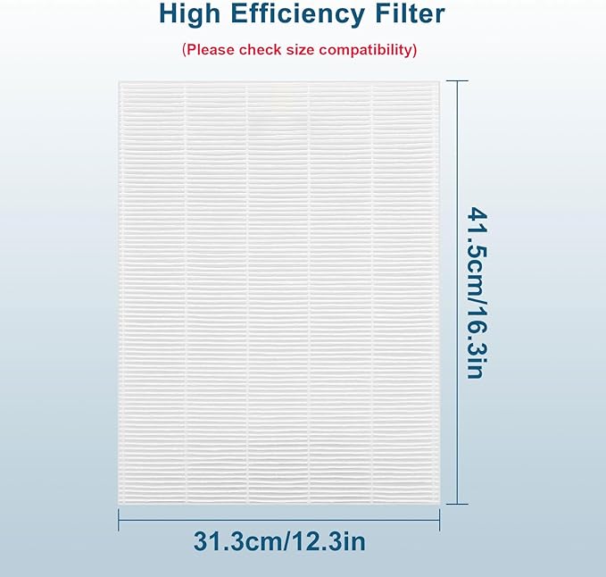 True High Efficiency C535 Replacement 115115 Filter A Compatible with Winix PlasmaWave C535 5300 5300-2 6300 6300-2 P300 AM90 C909 9800, 4 x Filters