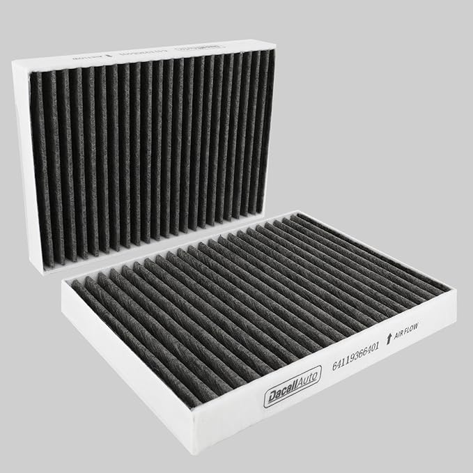 2pcs Cabin Air Filter Set for BMW 530i, 530i xDrive, X5, X6, X7, 530e, 540i, 540i xDrive, 740i, 750i, 750Li xDrive, 840i, Alpina B7, M5, M550i xDrive, M8, Replace 64119366401