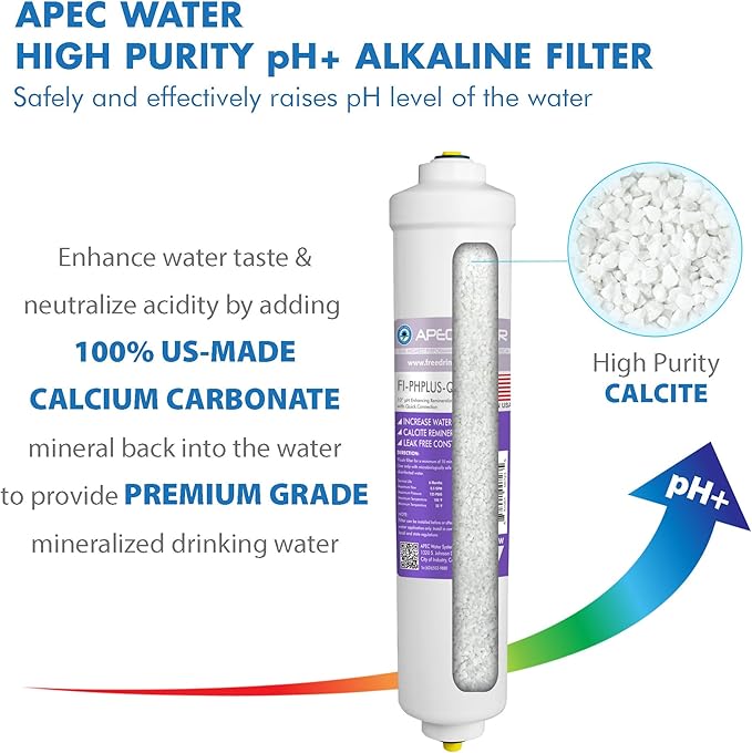 APEC 90 GPD Stage 1-3&6 Replacement Filter Set for ULTIMATE Series Alkaline Reverse Osmosis Water System (FILTER-SET-PH)