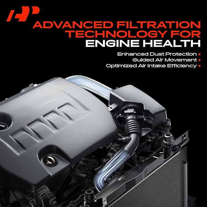 A-Premium Engine Air Filter Cleaner Box Housing without Air Strainer Compatible with Hyundai Elantra 2011-2016, L4 1.8L 2.0L, Replace# 281103X000, 281103X300