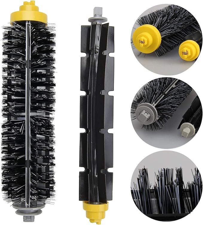 Replacement Parts for iRobot Roomba 600 Series 675 692 694 690 680 660 651 650 614 610 500 Series 595 585 564 552 Vacuum Robotic,8 Side Brush, 2 Main Roller Brush, 6 Filter, 1 Caster Wheel