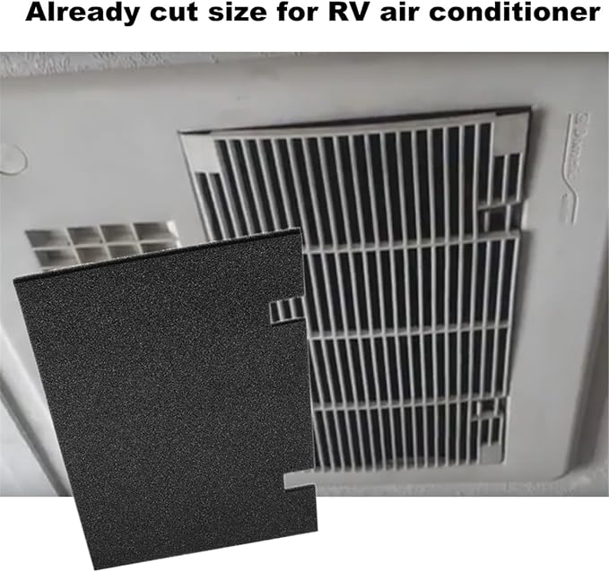 Tatuo 4 Packs Rv A/c Conditioner Replacement Air Filter 14 x 7.5 Inch Compatible with Duo Therm-compatible Rv A/c Replacement Filters