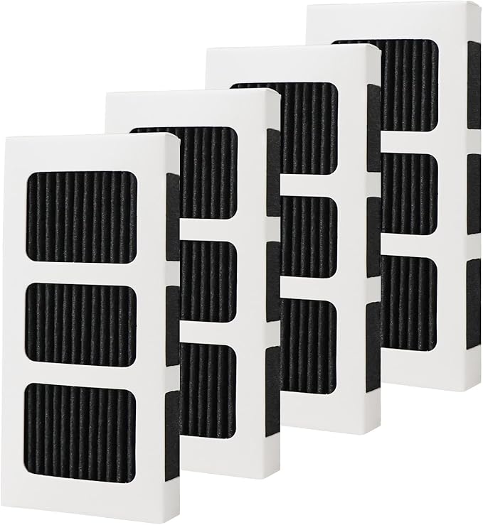 Paultra2 Refrigerator Air Filter Replacement Compatible with Frigidaire Pure Air Ultra II, Pureair Ultra 2, Electrolux Part 242047805, 5303918847, EAP12364179, 4 Pack