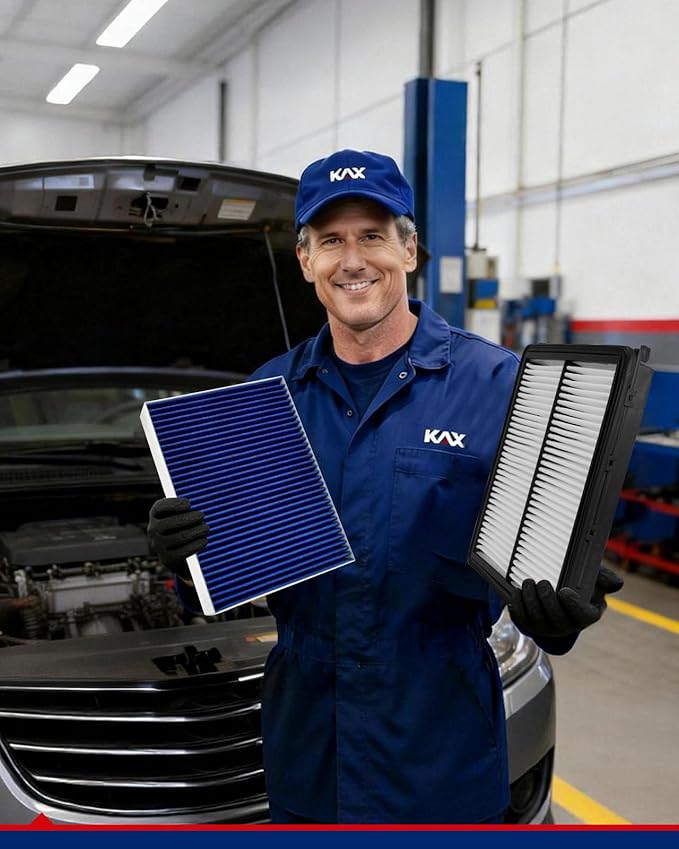 KAX Engine & Cabin Air Filter Kit, Replacement for Kia Sorento 2016-2020, Replace# CA11943 CF12161