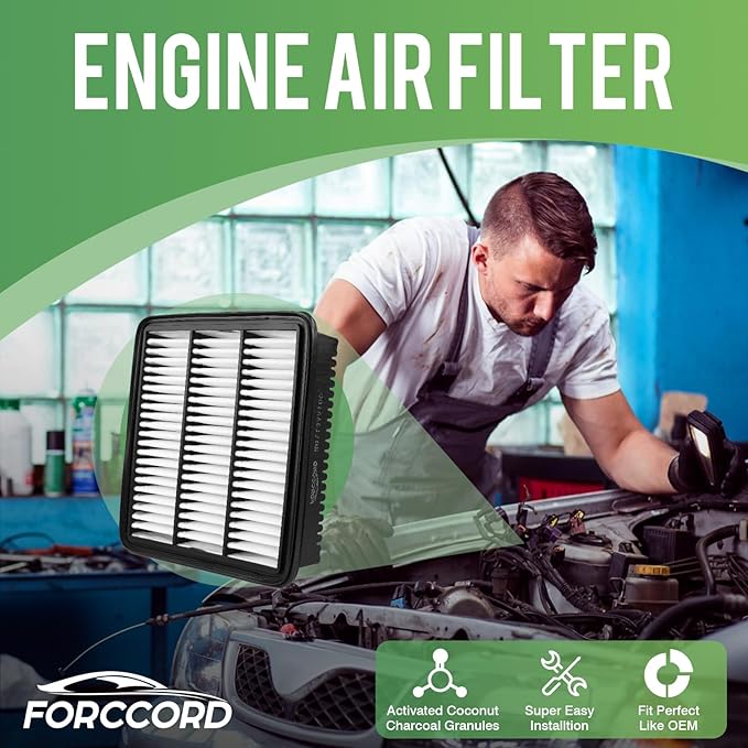 2-Pack Engine Air Filter Fits for 2026-21 Hyundai Elantra 1.6L/2.0L, 2026-22 Elantra N 2.0L Air Filter Replacement 28113AA100 Car Accessories