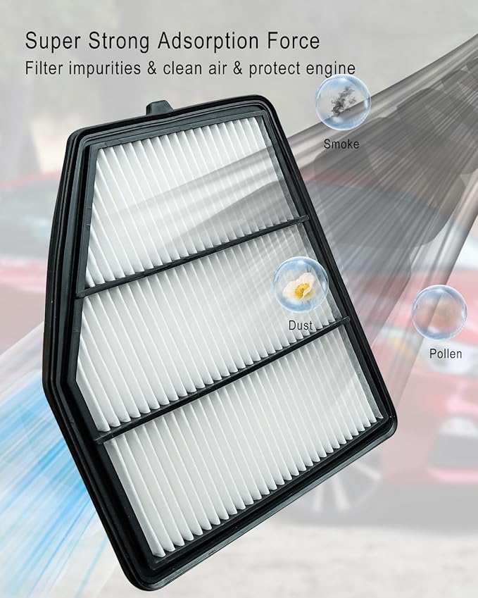Cabin Filter and Engine Filter Fit for Nissan Altima 2.5L 2019 2020 2021 2022 2023 2024 Replace 272775NA1A 165466CA0A