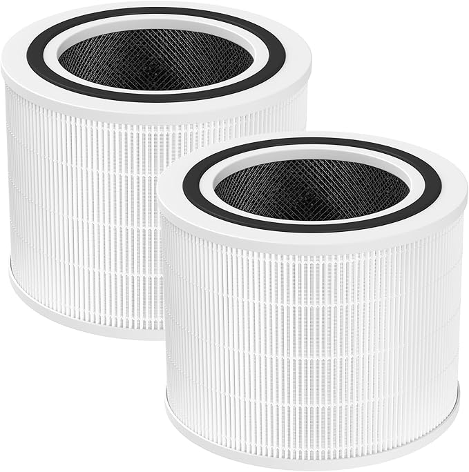 Core 200S Replacement Filter Compatible with LEVOIT Core 200S and Core 200S-P Smart Air Purifier, 3-in-1 HEPA Filter, Core 200S-RF Air Purifier Filters, 2 Pack