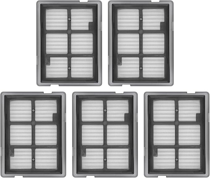 (5 Pack) Roomba Max 705 Combo Replacement HEPA Filters Compatible with iRobot Roomba Max 705 Combo Robot Vacuum Cleaner, Upright Filter, Canister Filters, Vacuum Filters