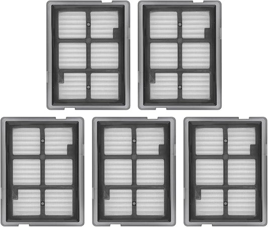 (5 Pack) Roomba Max 705 Combo Replacement HEPA Filters Compatible with iRobot Roomba Max 705 Combo Robot Vacuum Cleaner, Upright Filter, Canister Filters, Vacuum Filters