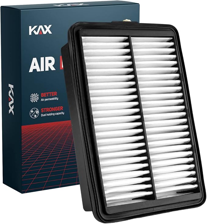 KAX Engine Air Filter, CA12057 Replacement for Elantra 2017-2020, Forte, Forte5 2019-2024, Kona, Elantra GT 2018-2023, Soul 2020-2025, Veloster 2019-2021