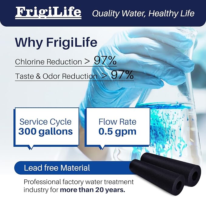RWF5800A Refrigerator Water Filter Replacement for Frigidaire EPTWFU01 Pure Source Ultra II, Pure Source Ultra 2, EWF02, SCWFTCTO, CLCH128 GP006 DE022 and Pure Air Ultra 2 Air Filter 3 Combo
