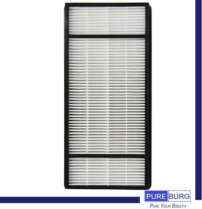 PUREBURG HRF-H1 HRF-H2 Replacement H Filter Compatible with Honeywell HPA050 HPA150 HPA060 HPA160 HHT055 & HHT155 Air Purifiers,2-Pack H13 True HEPA Air Clean