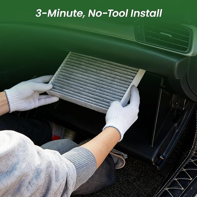 Cabin Air Filter Fits Impala, Malibu, Cruze, Colorado, Camaro, Traverse, Equinox, Acadia, Canyon, Terrain, Enclave, Envision, CT4, CT5, CT6, CTS, Replacement for CF11966