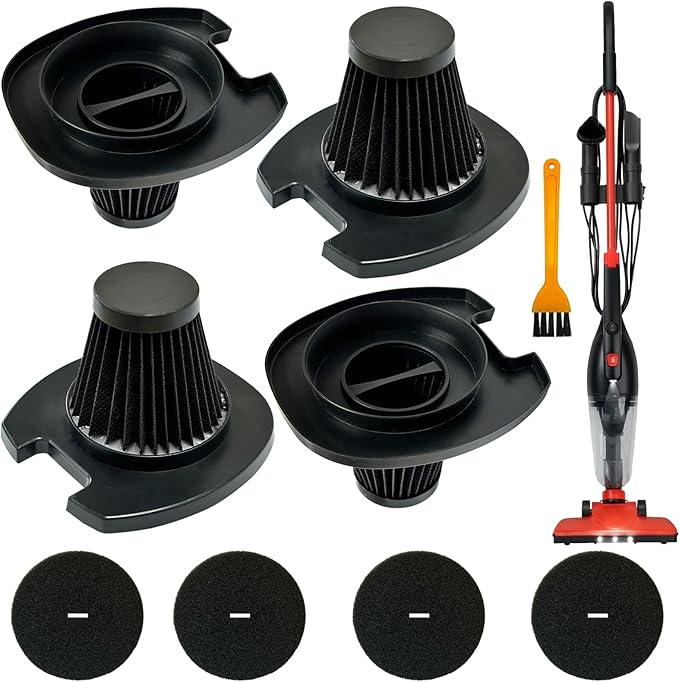 4 Pack HEPA Filter Compatible with Dirt Devil 3-in-1 Lightweight Corded Stick and Handheld Multi-Surface Vacuum EV1426CS, EV1520CT