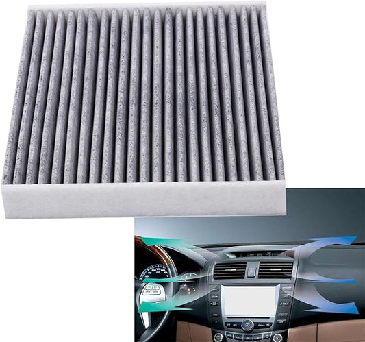 Cabin Air Filter with Activated Carbon, Cabin Filter, Automotive Fresh Breeze Air Conditioner Filter, Car Air Filter Replacement for CP285 CF10285 Compatible with Most Vehicles