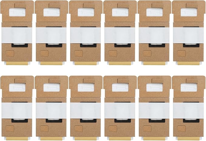 roborock 12 Packs Disposable Dust Bags for S7+ and S7 MaxV Plus Robot Vacuum Cleaner, 1.8L Large Capacity Vacuum Cleaner Dust Bags Replacement Parts