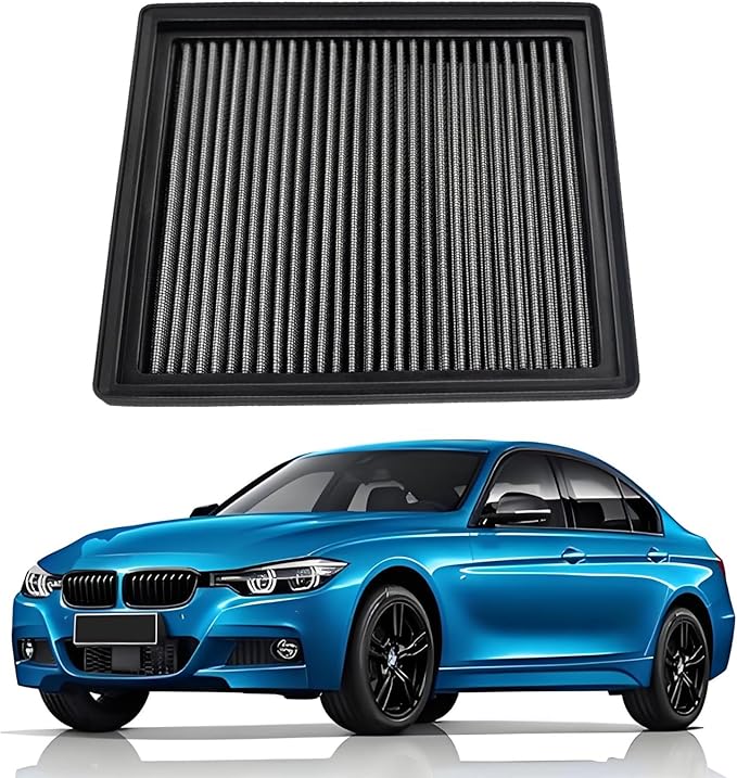 N20 Engine Air Filter, Washable, Replacement Compatible with 2012-2018 BMW 330i 3 Series F30 F32 228i 320i, 328, 428i xDrive,Increases Power & Performance High Performance Air Filter