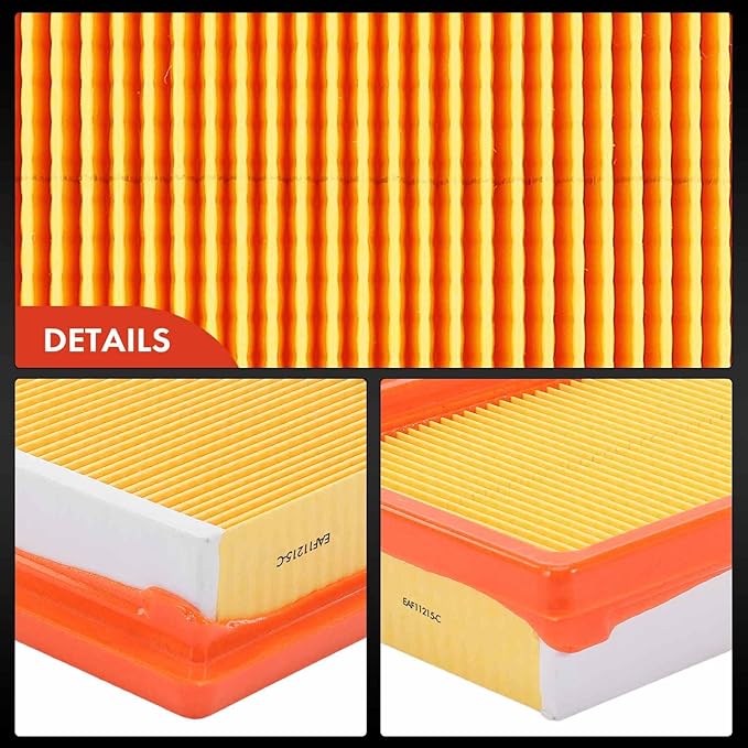 A-Premium Engine Air Filter Compatible with Nissan Micra 2015-2019, Versa 2012-2019, L4 1.6L, Flexible Panel, Replace# 165461HK01