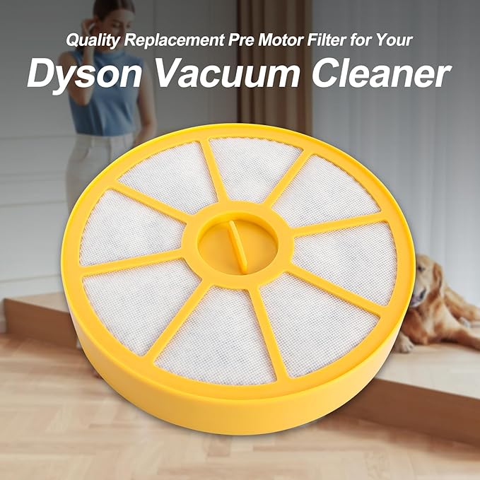 Dyson DC14 DC05 DC08 DC15 Replacement Pre Motor HEPA Filter Kit - Washable, Allergy-Friendly, Motor Replaceable Vacuum Cleaner Filter