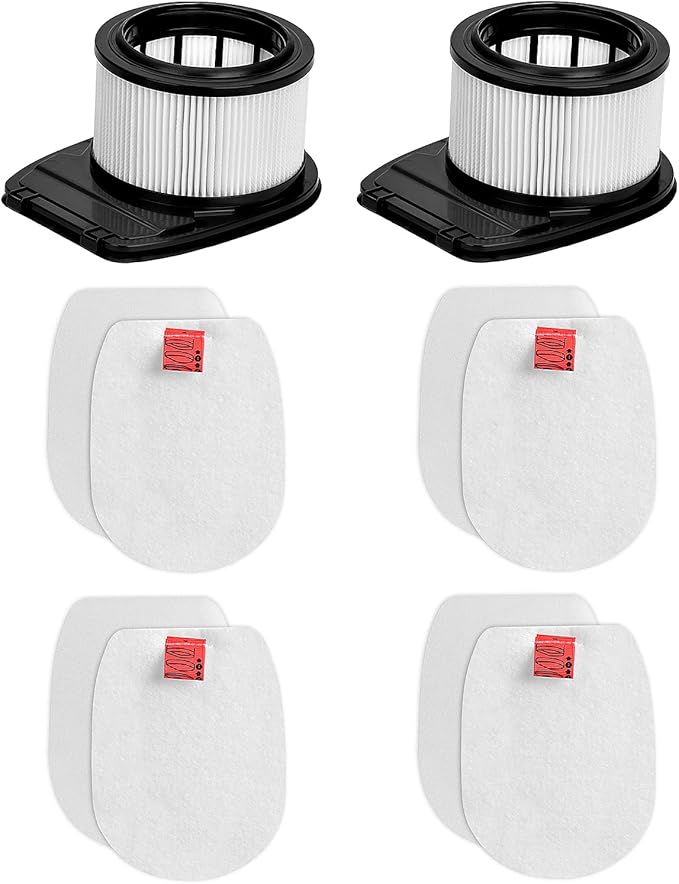 IZ662H IZ682H Filters for Shark Rocket Pet Pro IZ662H IZ682H Stick Vacuums, Include 2 Pack Filter and 4 Pack Foam and 4 Pack Felt Filter Kit