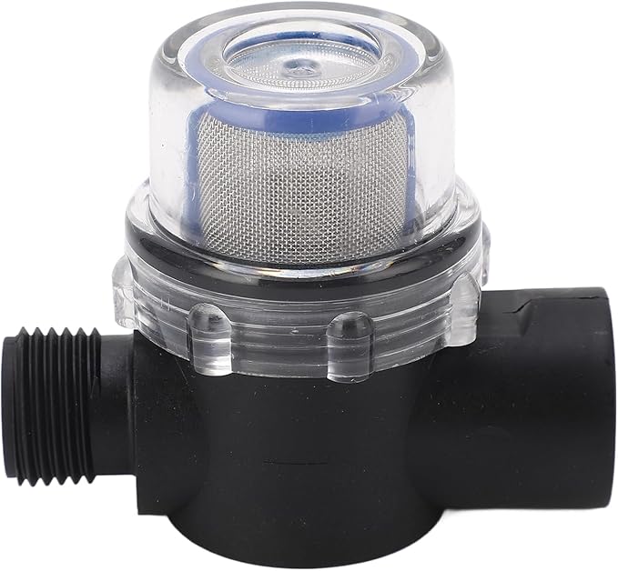 1/2 in. Water Pump Strainer 14, Effective Filtration, Easy to Install, Female Threaded Inline Filter, Plastic Construction for Oil System
