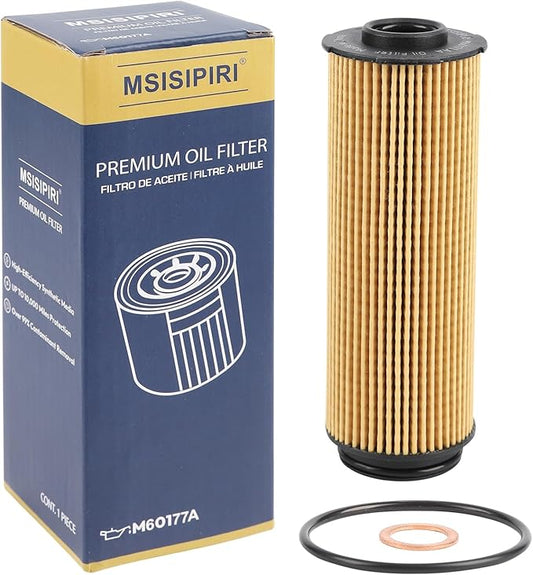 Premium Oil Filter, Compatible with BMW 540i, 540i xDrive, 740i, 740i xDrive, 840i, 840i xDrive, M340i, 340i xDrive, X3 M40i, X5 xDrive40i, X6 xDrive40i, Z4, Replacement for 11427826799