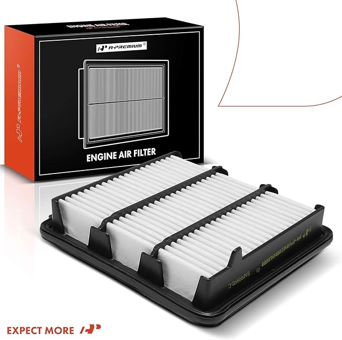 A-Premium Engine Air Filter Compatible with Honda CR-V CRV 2023, Civic 2022-2023, Accord 2023 & Acura Integra 2023-2024, 1.5L, Replace# 1722064AA00